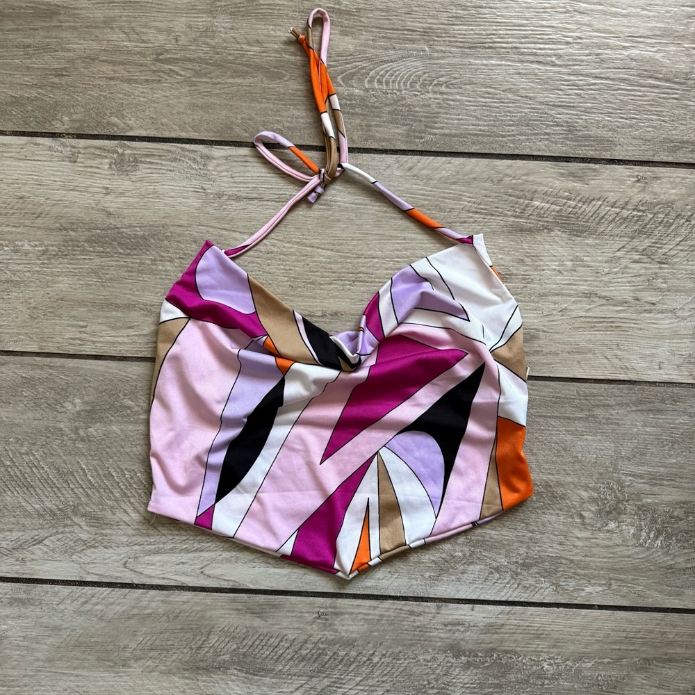 Multi-Color Halter Top